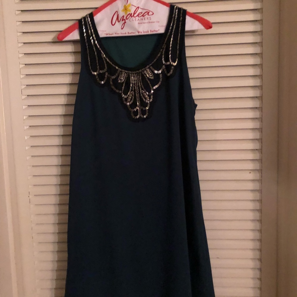 ModCloth shift dress with beading